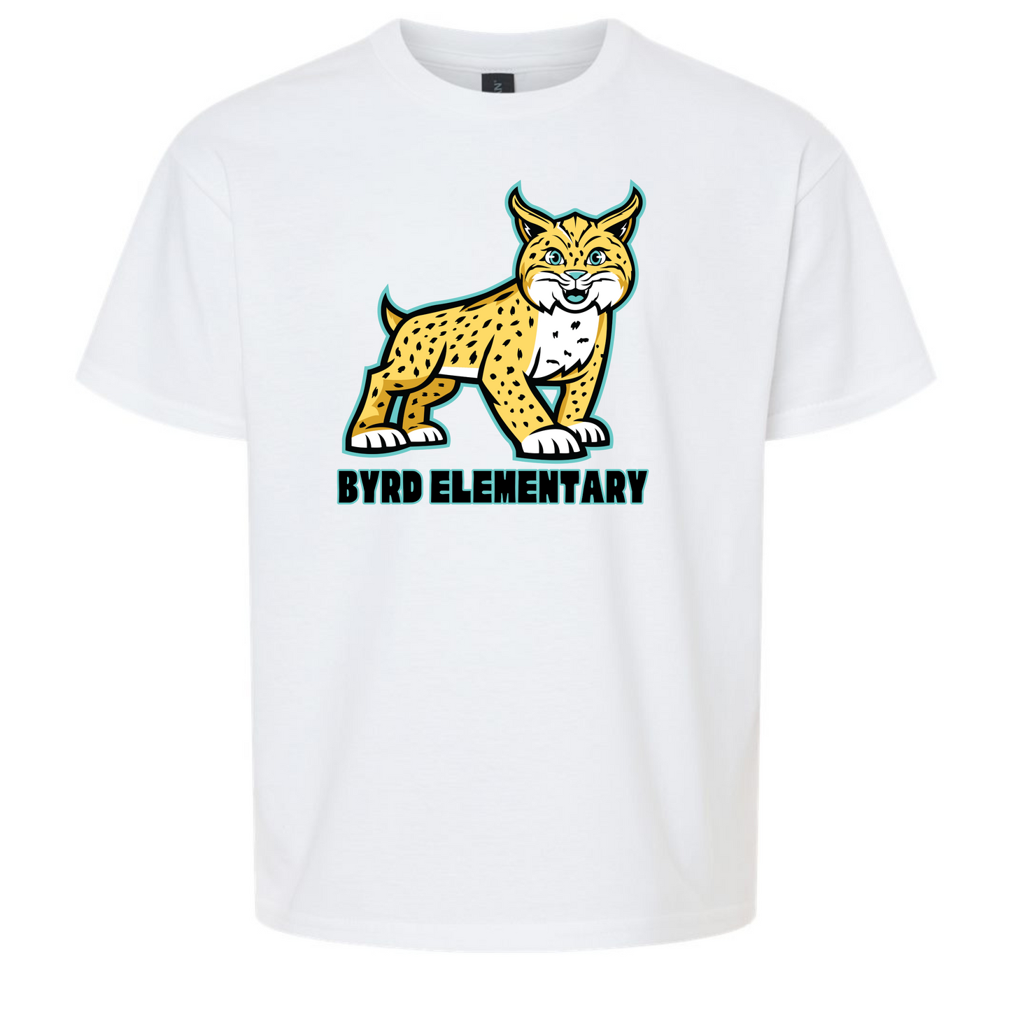 Byrd Elementary Bobcat tshirt (text version)