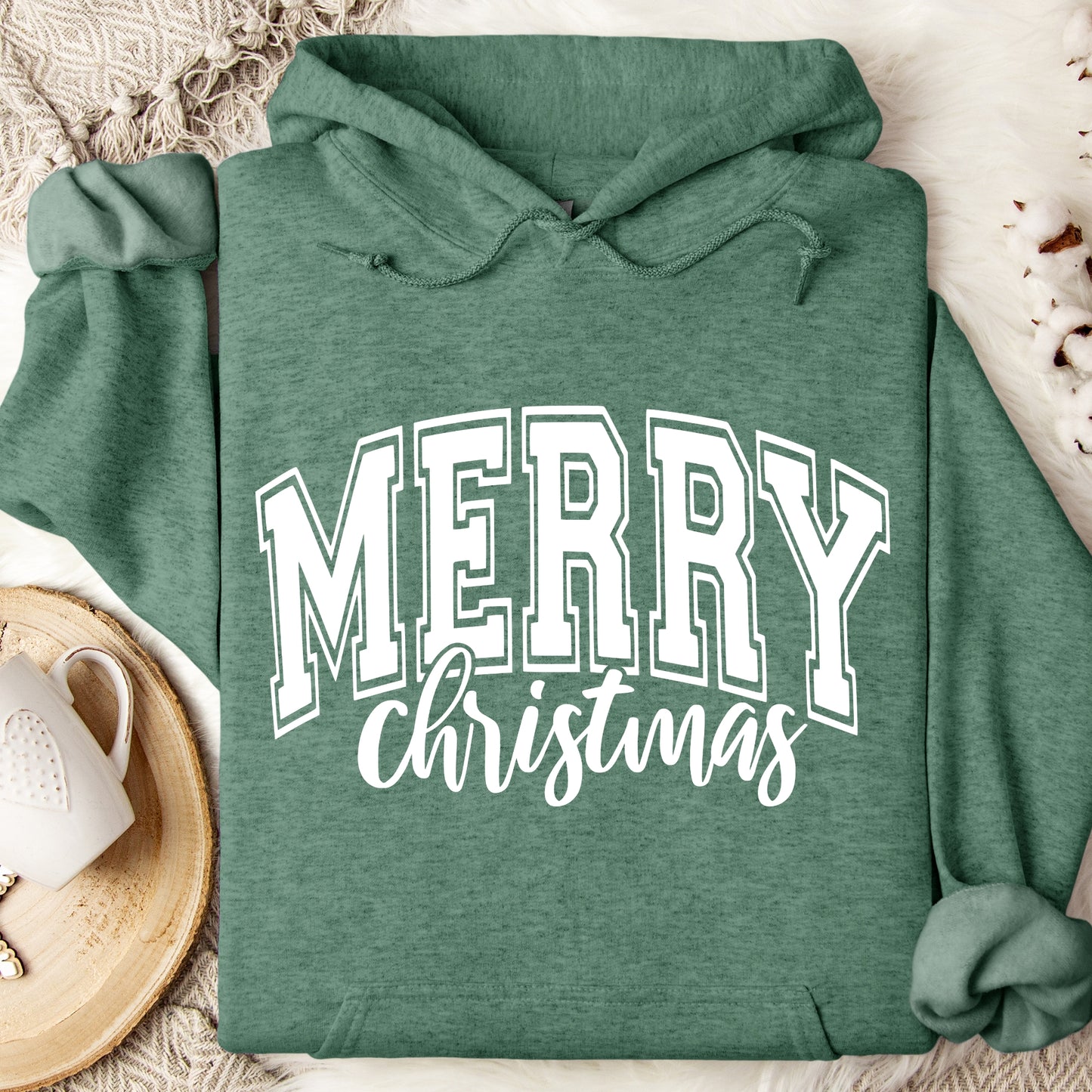 Merry Christmas hooded Sweatshirt