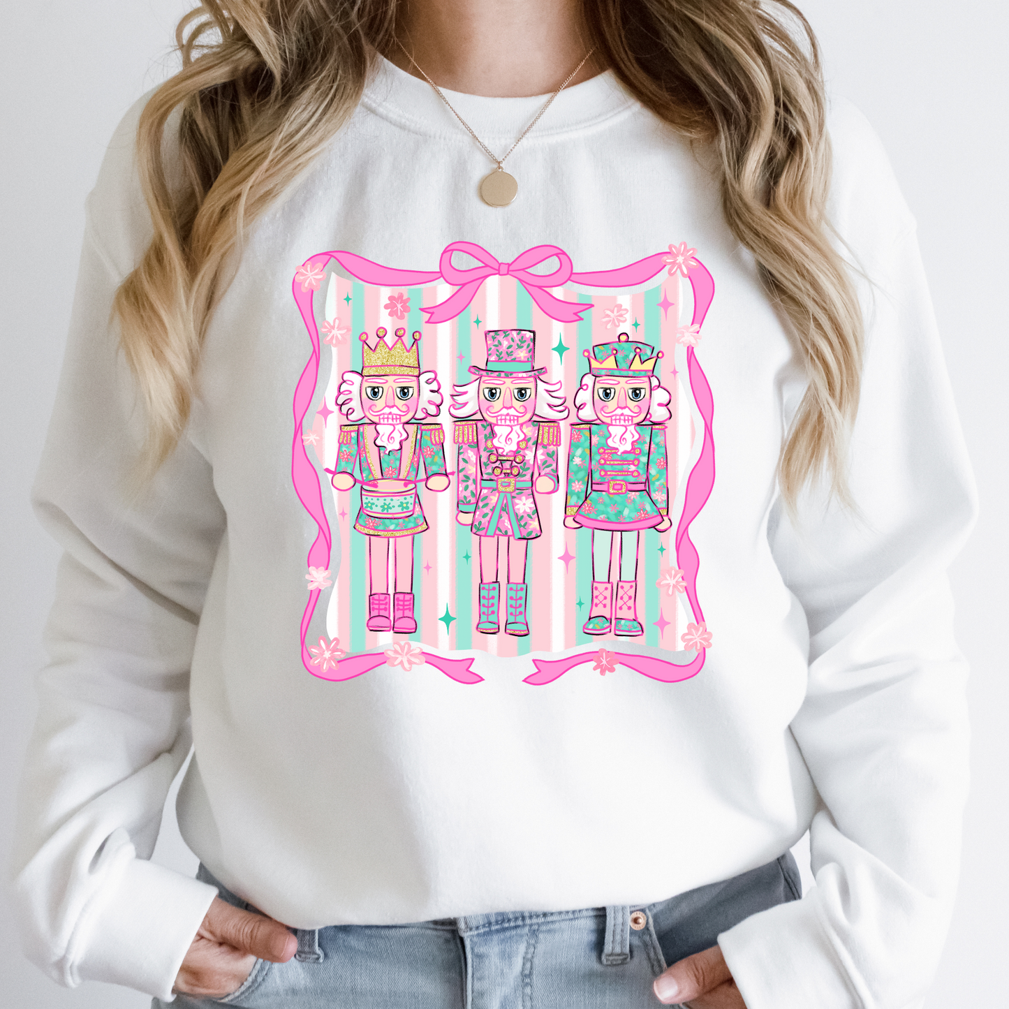 Striped Nutcracker Trio Sweatshirt