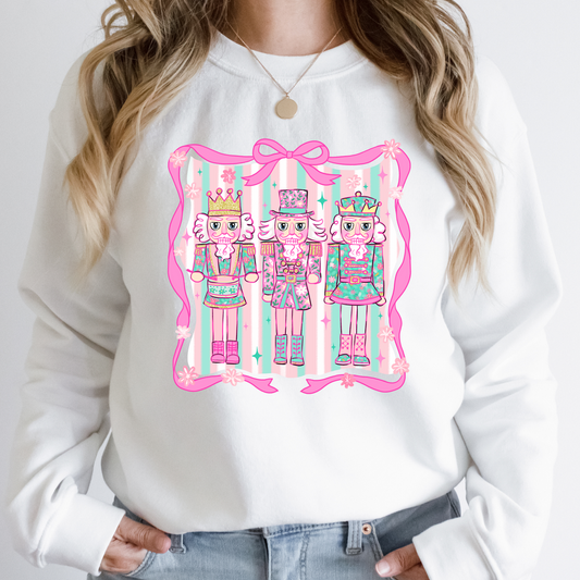 Striped Nutcracker Trio Sweatshirt
