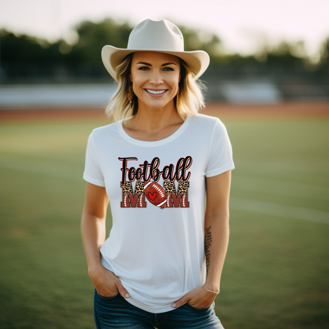 Football Mom Football Tshirt