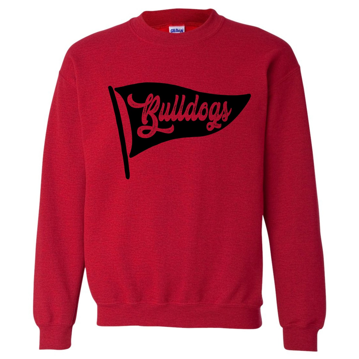 Bulldog Sweatshirt Pennant Flag