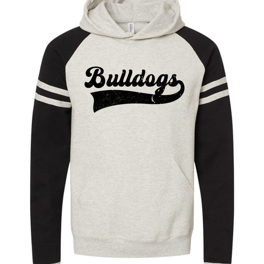 Bulldogs Striped Sports Hoodie