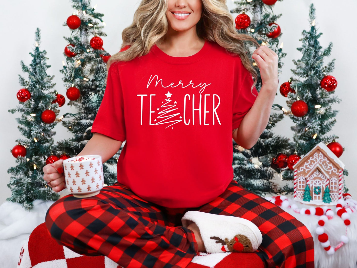 Merry Teacher Tshirt