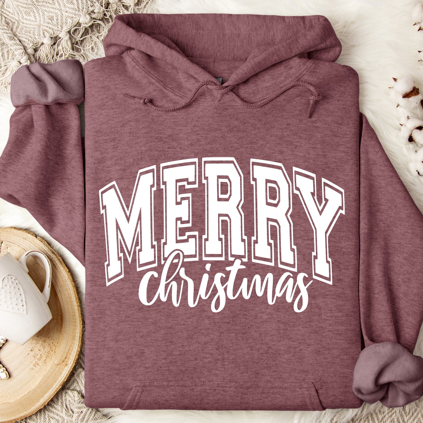 Merry Christmas hooded Sweatshirt