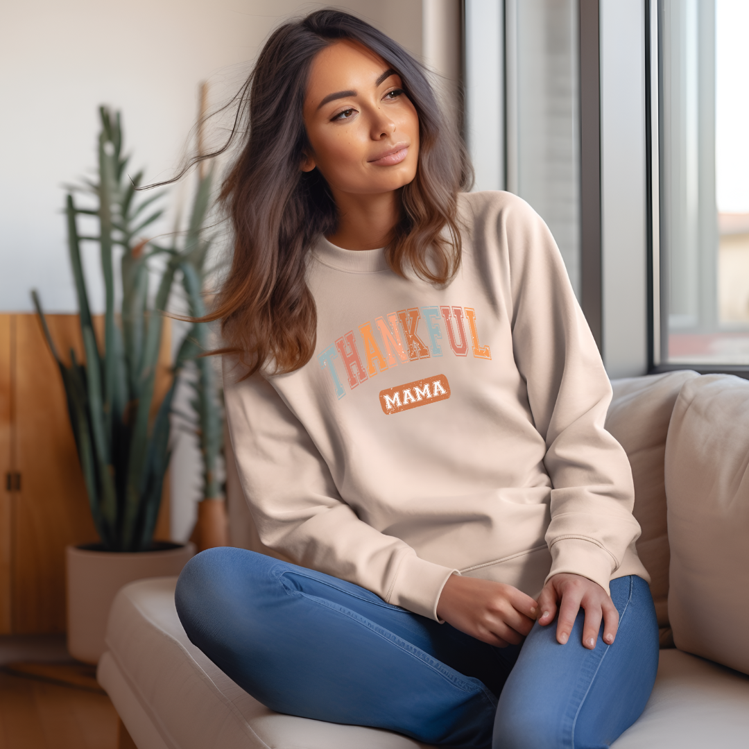 Thankful Mama Women's Fall Sweatshirt