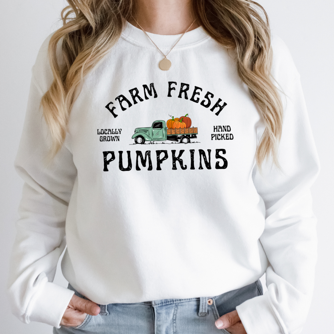 Farm Fresh Pumpkin Women's Sweatshirt