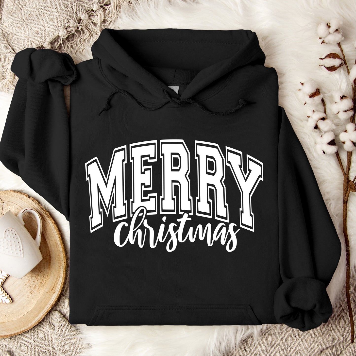 Merry Christmas hooded Sweatshirt