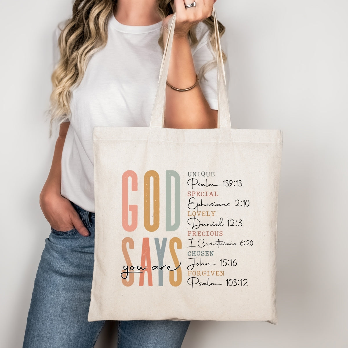 God Says I'm Religious Bible Verse Bag