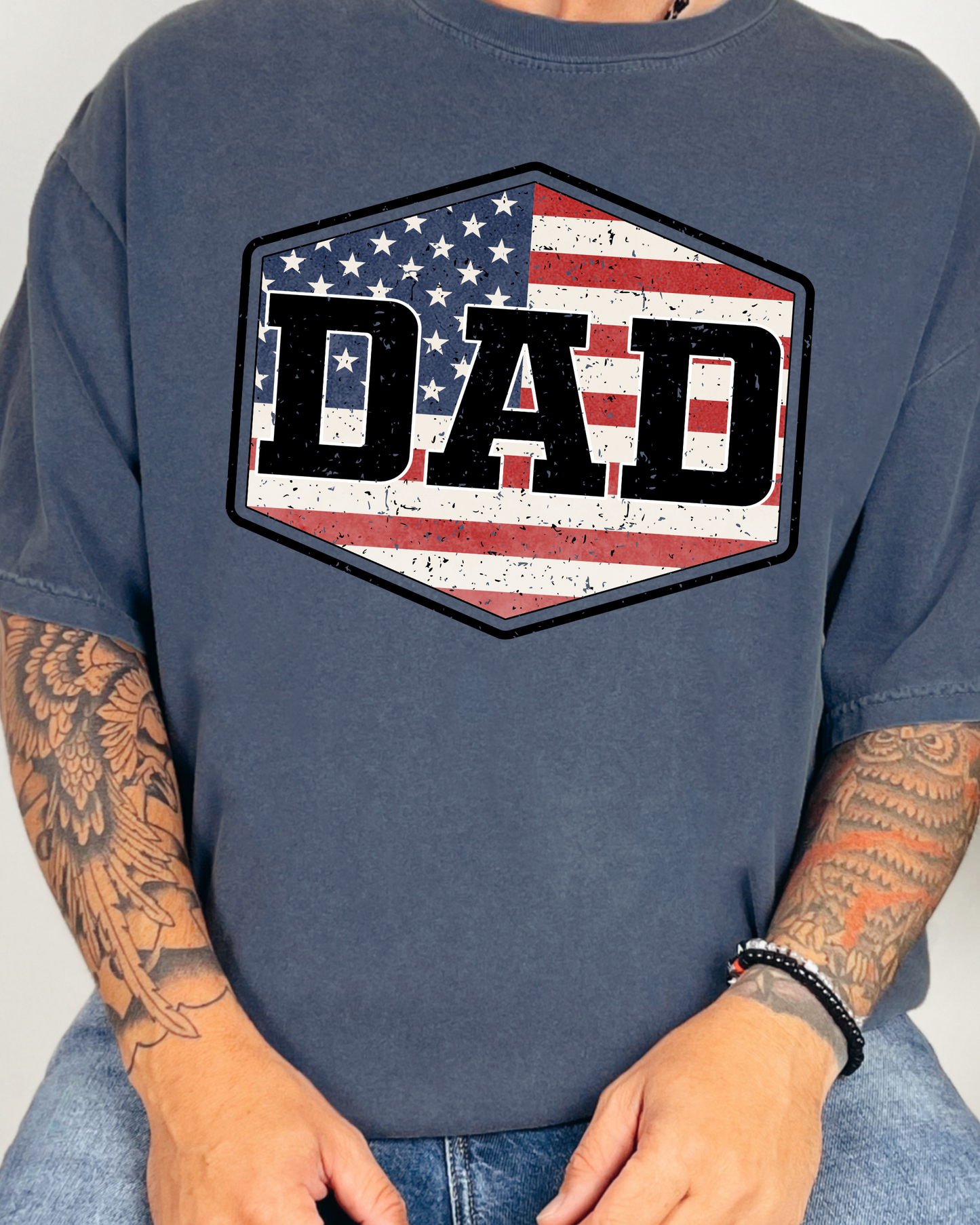 Patriotic Dad Shirt, Father’s Day Gift for Dad, American Flag Dad Tee, USA Dad Shirt, Gift for Grandpa, Birthday Gift for Dad
