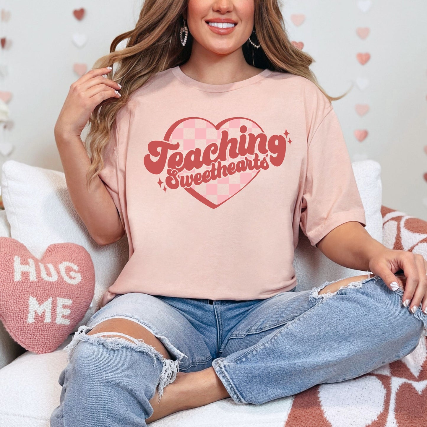 Teaching Sweethearts Valentine's Day Teacher Tshirt