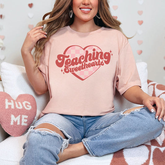 Teaching Sweethearts Valentine's Day Teacher Tshirt