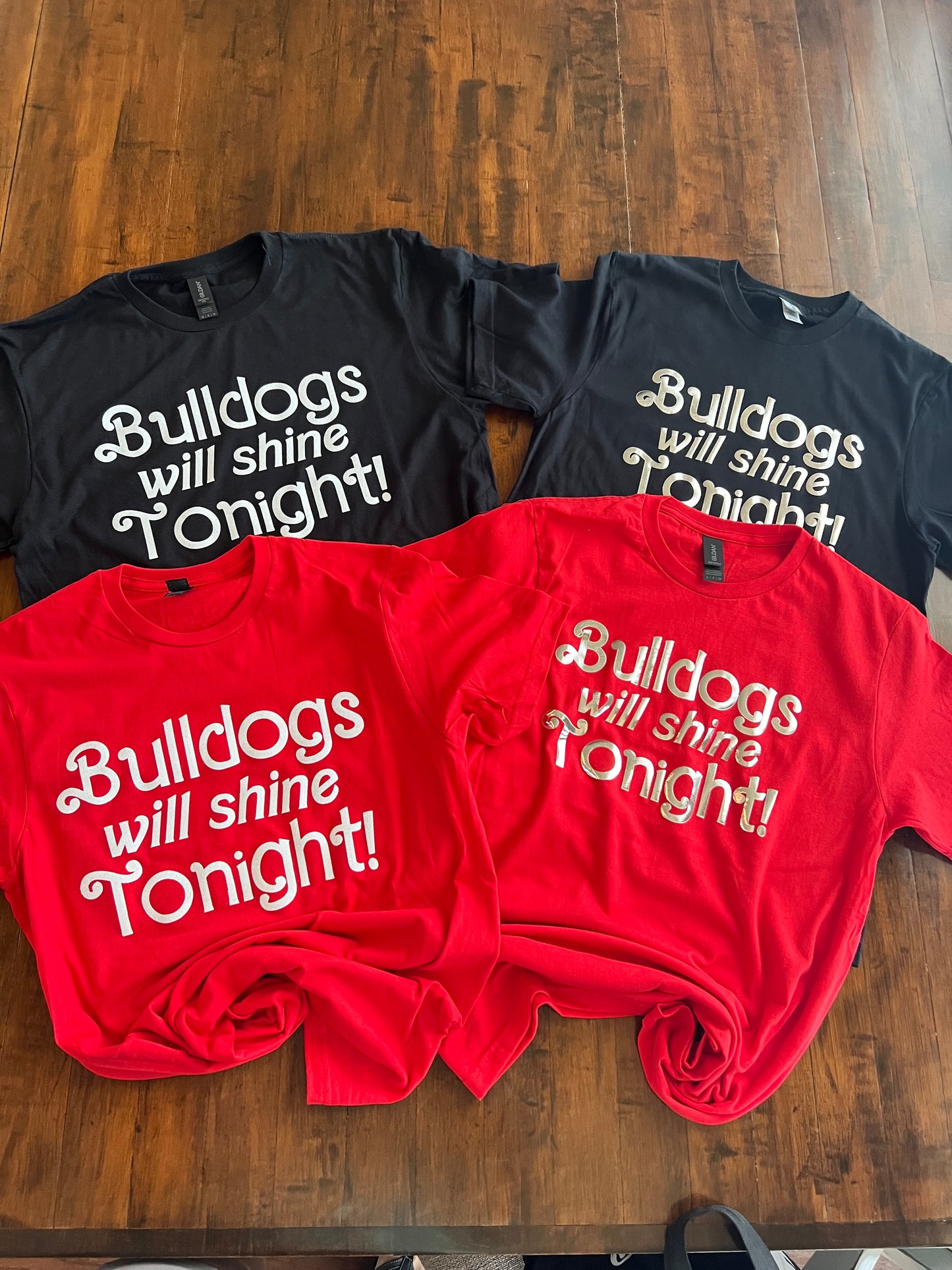 Bulldogs Will Shine Tonight foil Shirts