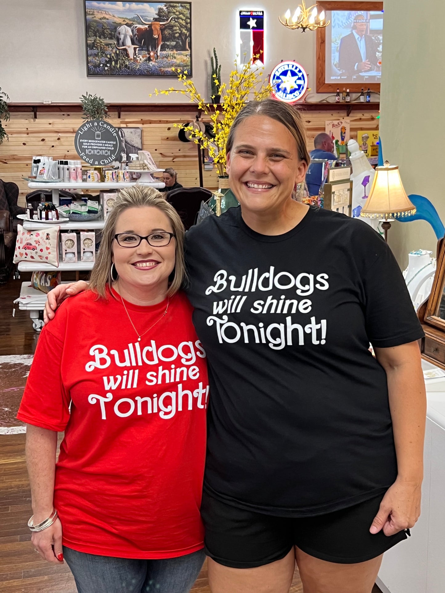 Bulldogs Will Shine Tonight glitter Shirts