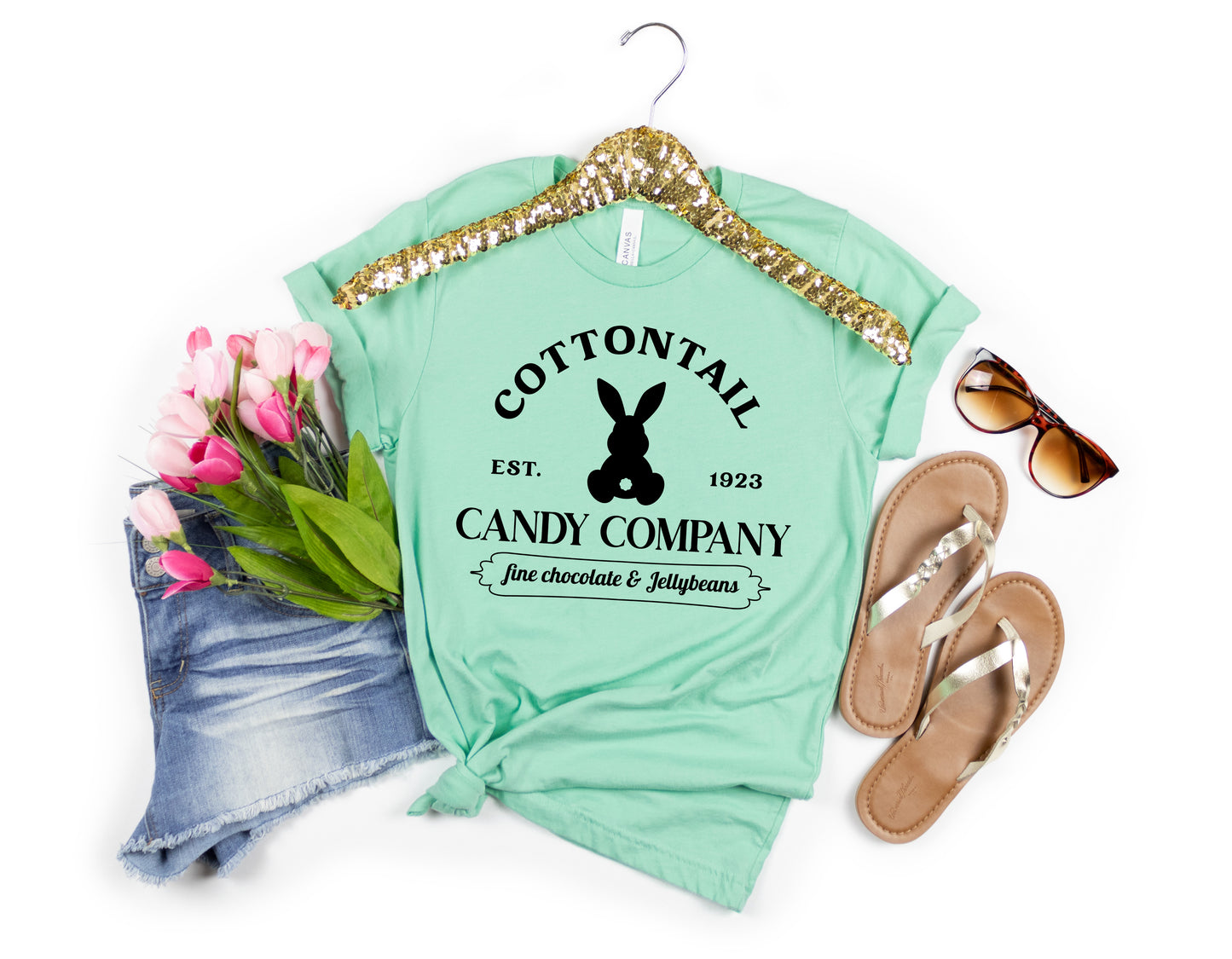 Cottontail Candy Co Easter Women's Graphic Tee