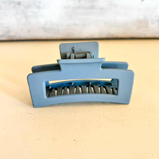 Smoky Blue Hair Clip