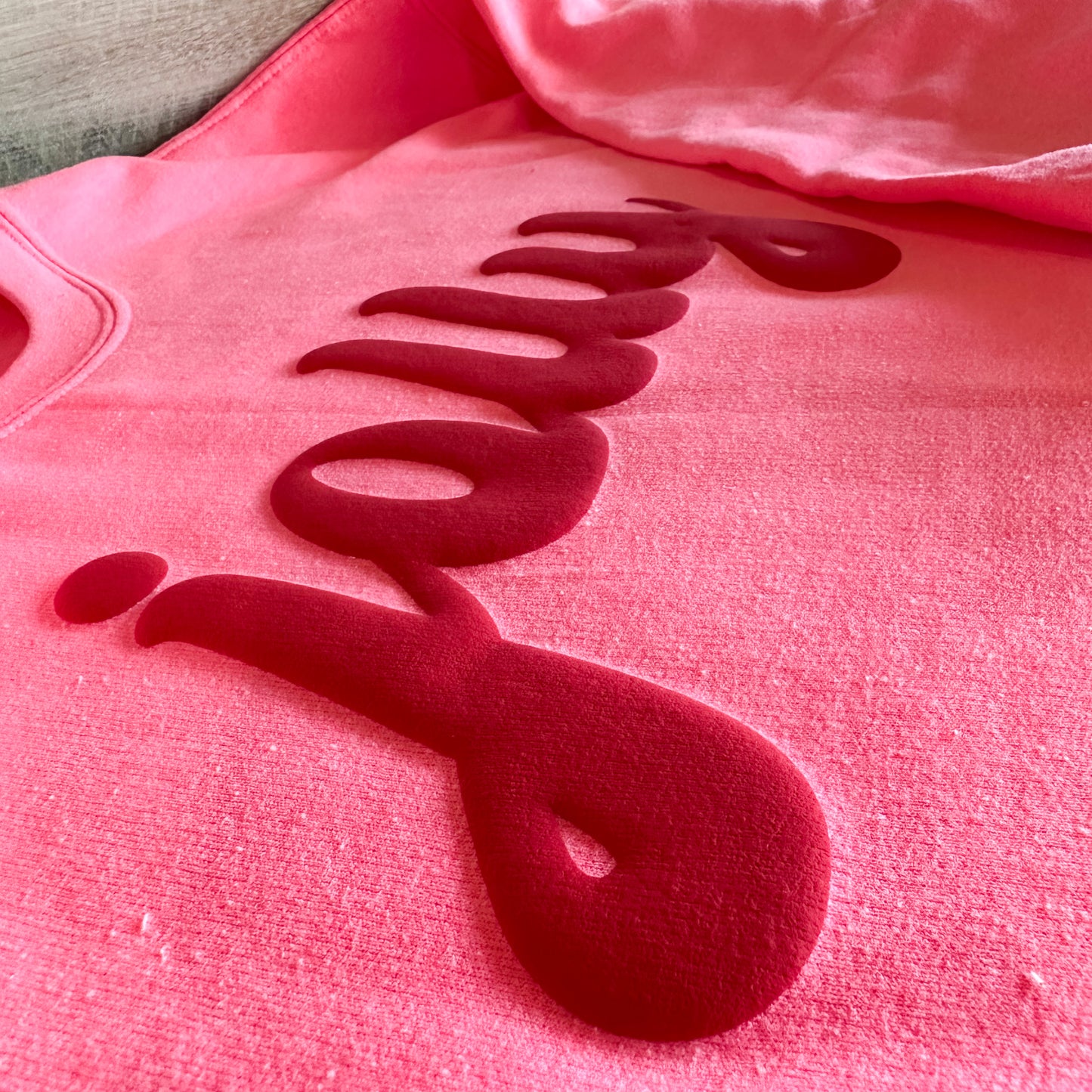 Jolly Sweatshirt – Red Puff Lettering