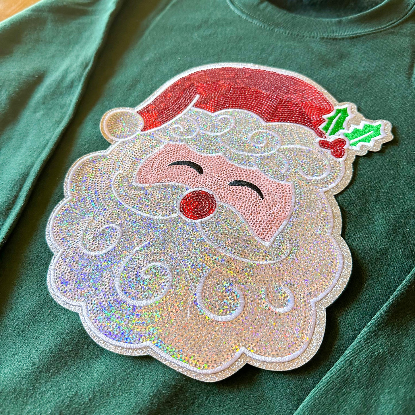 Sequins Santa Sweatshirt