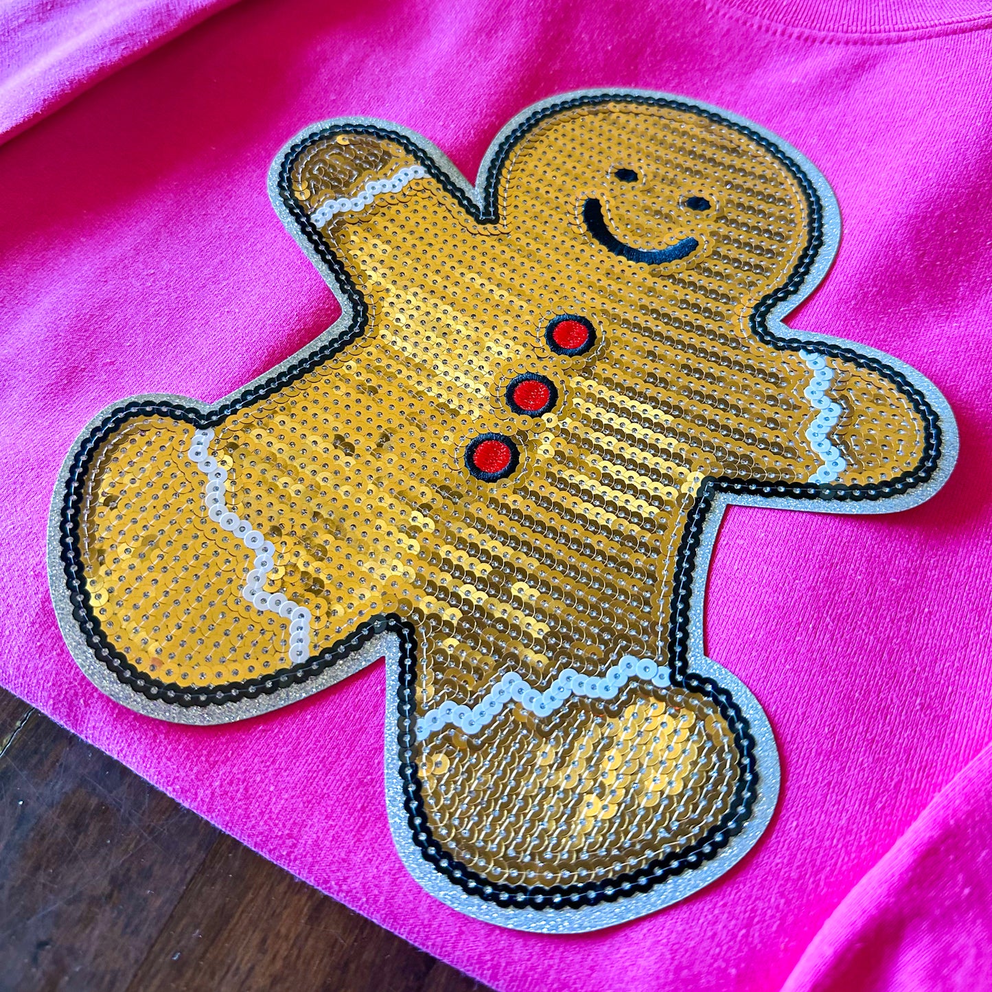 Sequins Gingerbreadman Sweatshirt