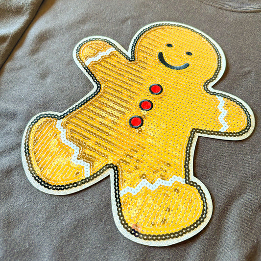 Sequins Gingerbreadman Sweatshirt