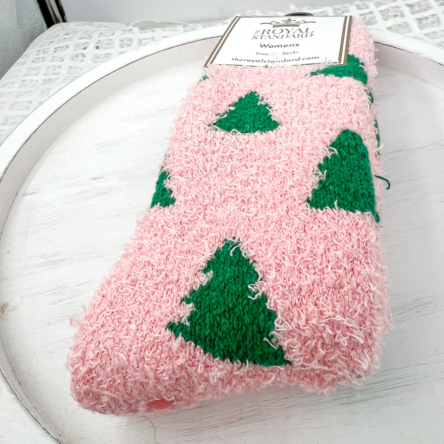 Christmas Tree Cozy Socks