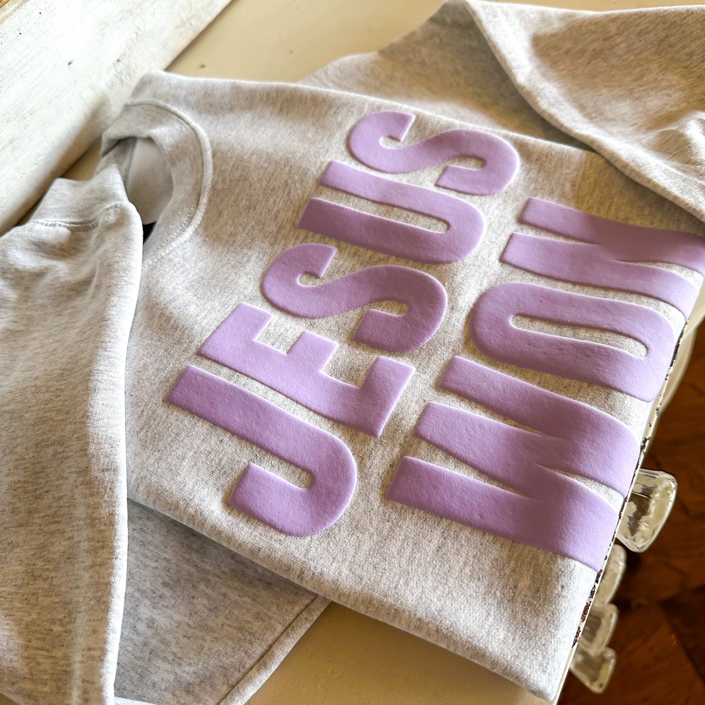 Jesus Won Puff Sweatshirt