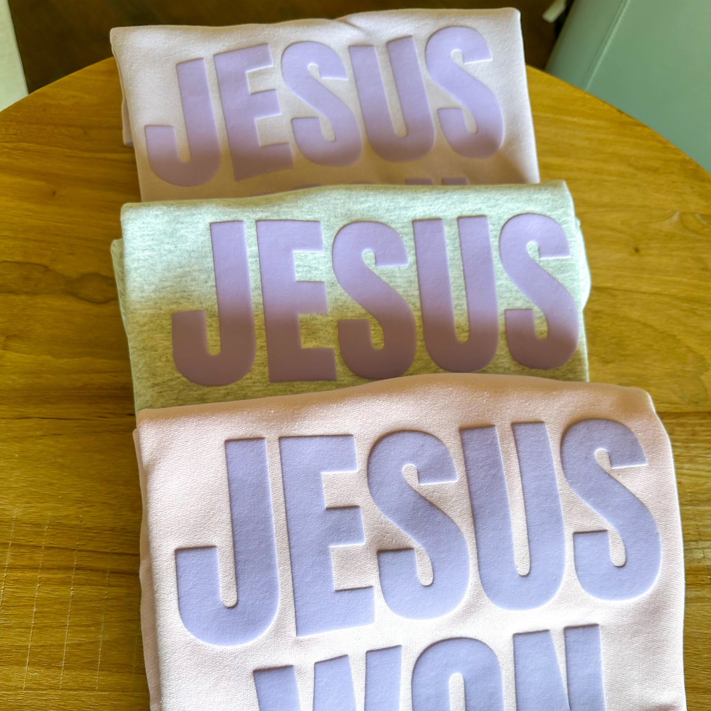 Jesus Won Puff Sweatshirt
