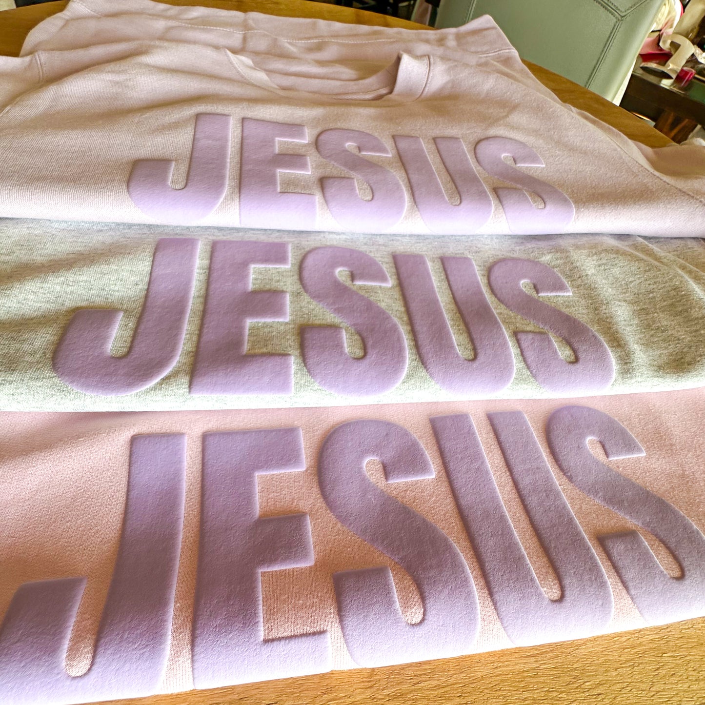 Jesus Won Puff Sweatshirt