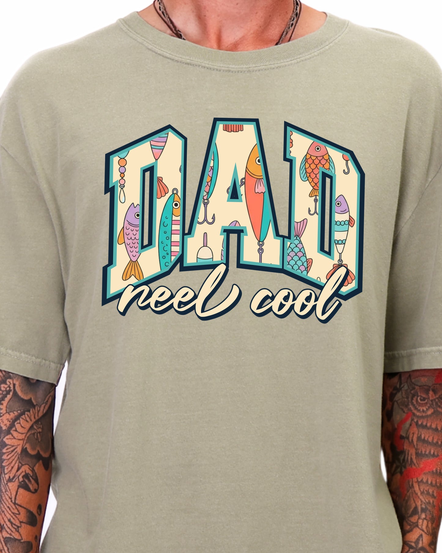 Reel Cool Dad Shirt, Fishing Dad Shirt, Fathers Day Gift for Dad, Fishing Lure Shirt, Lake Dad Tee, Gift for Grandpa, Husband Gift
