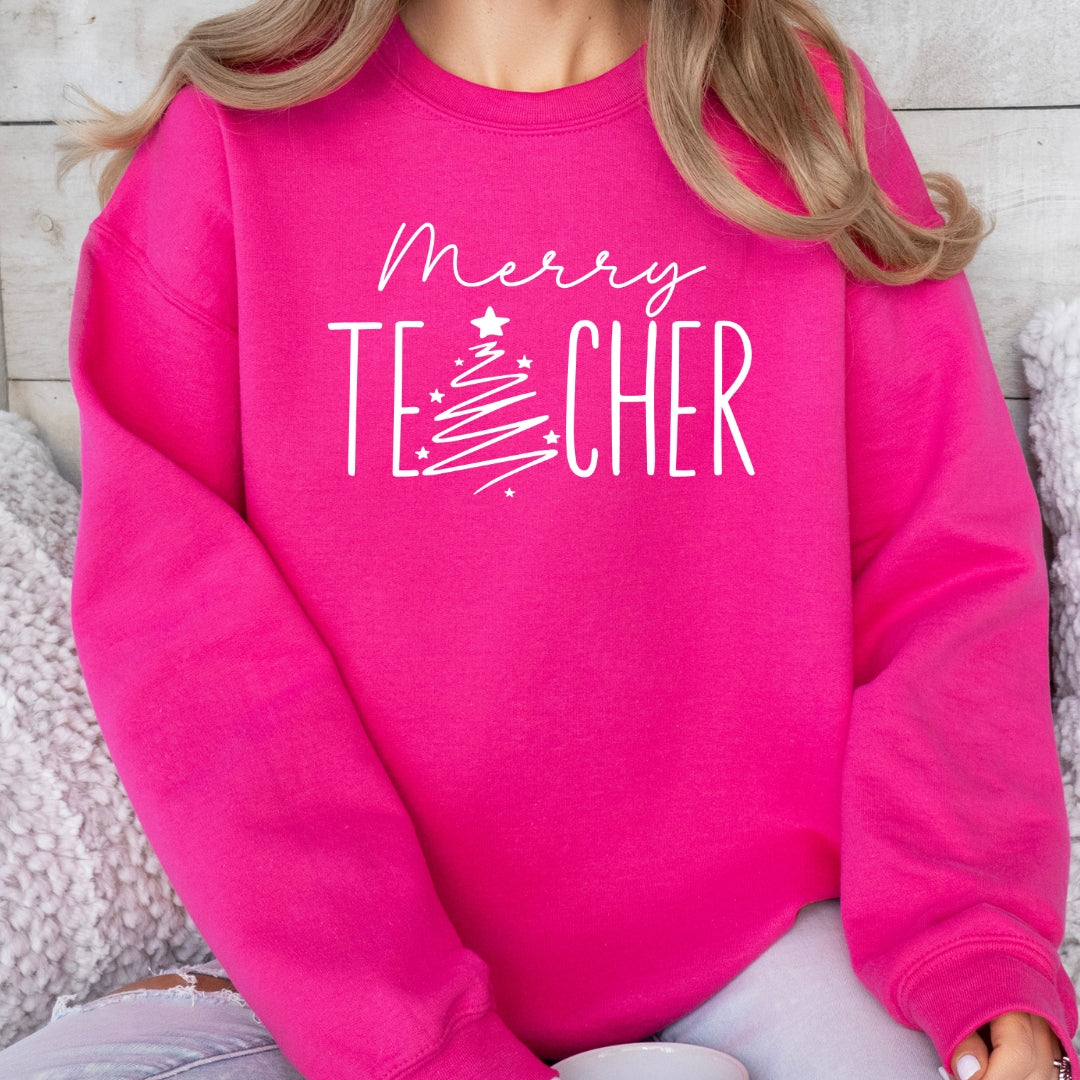 Merry Teacher Sweatshirt