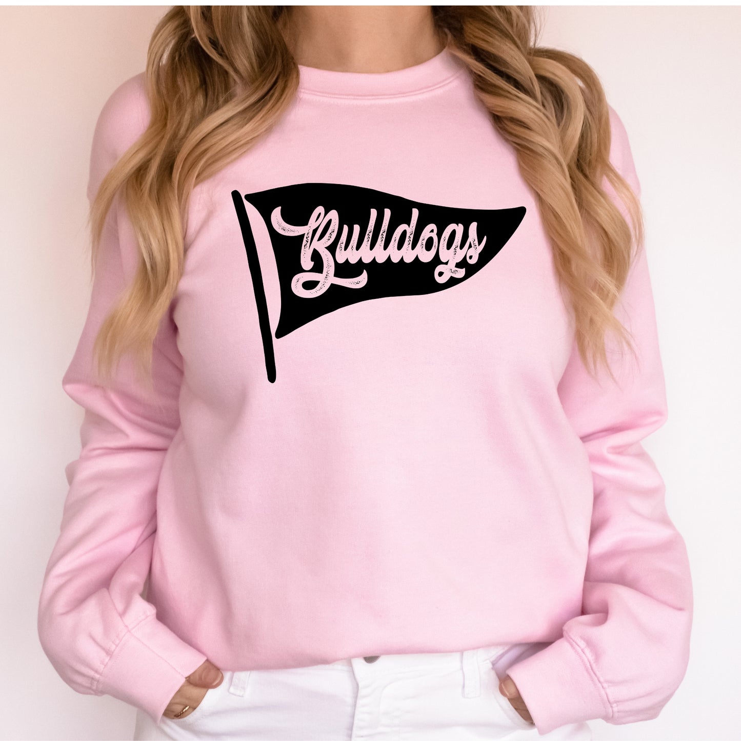 Bulldogs Pennant Team Sports Sweatshirt