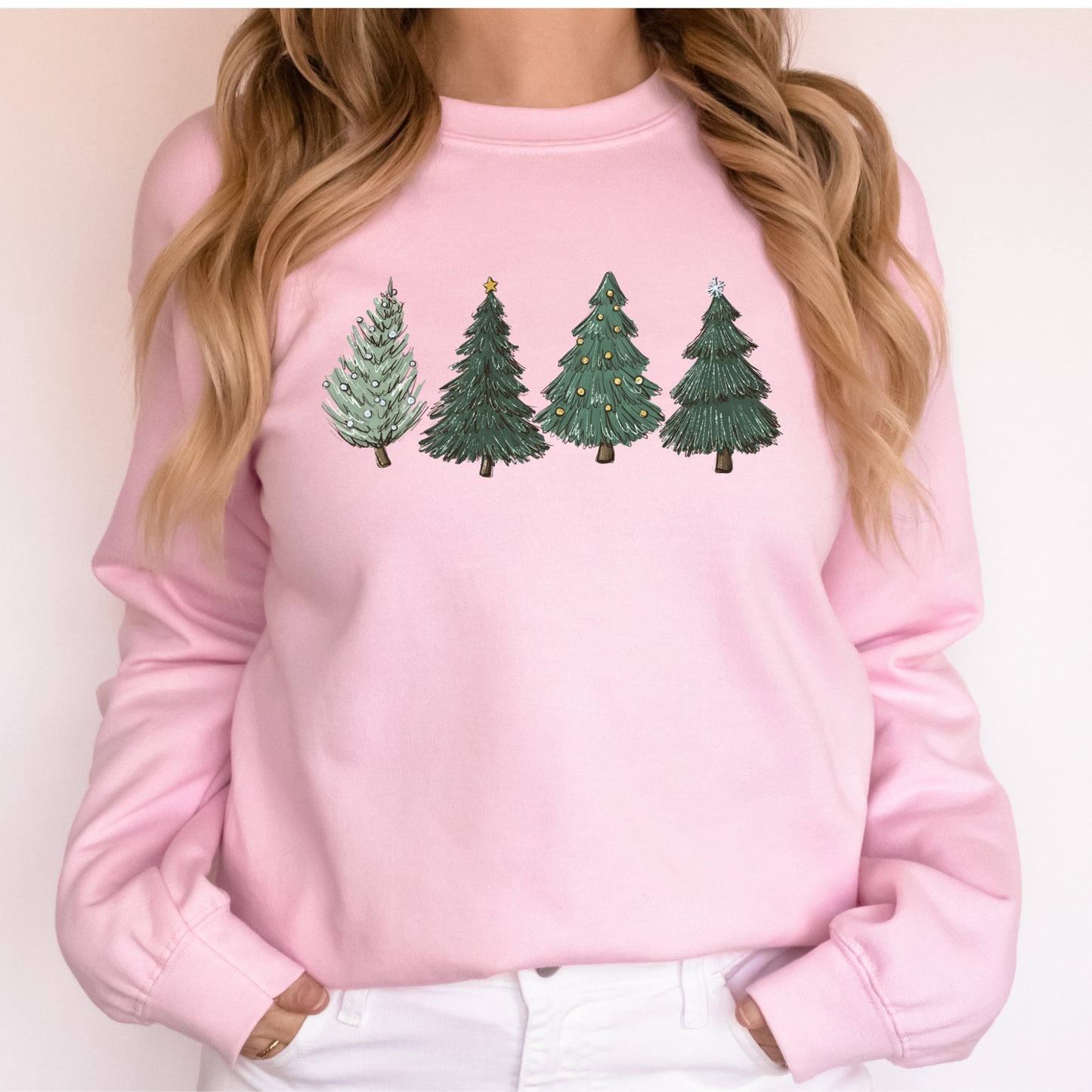 Green Christmas Tree Women's Sweatshirt