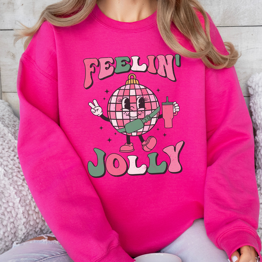 Feeling Jolly Disco Ball Sweatshirt