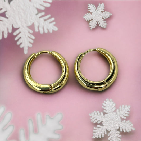 GOLD HOOP EARRINGS