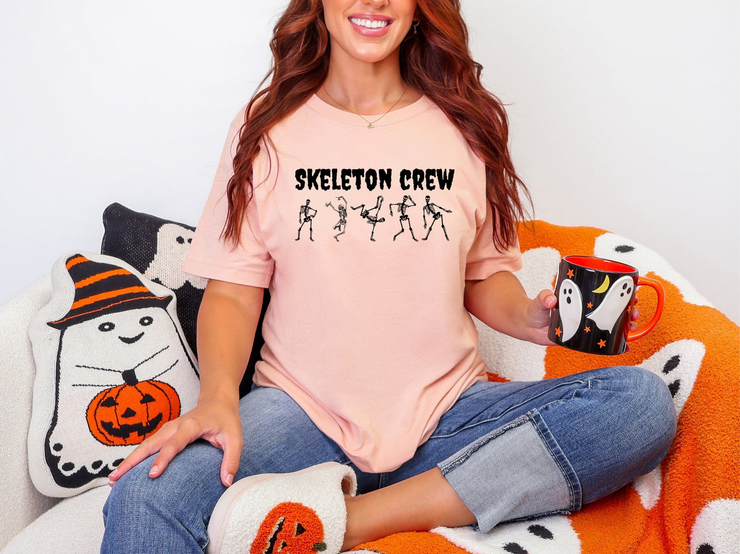 Skeleton Crew Halloween T-Shirt – Dancing Skeletons