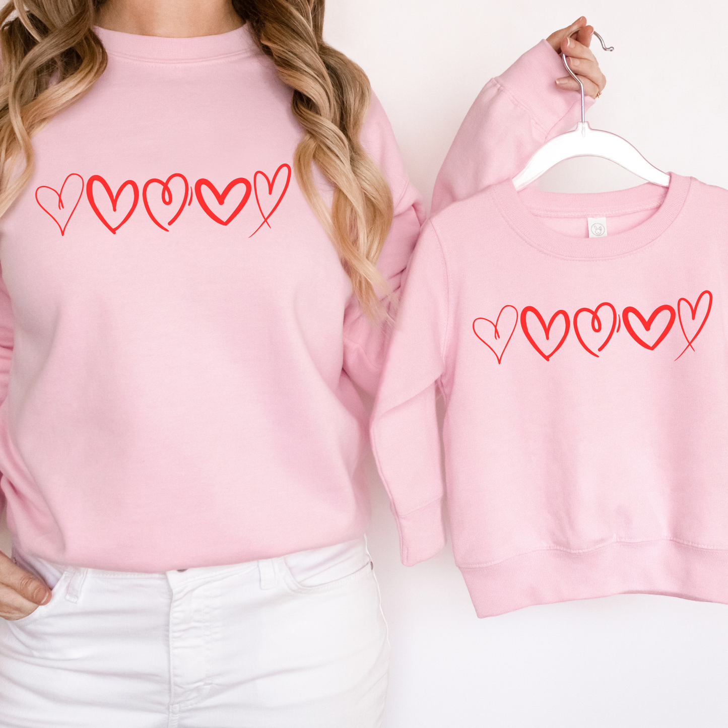 Red Heart Sweatshirt Size 2x-7