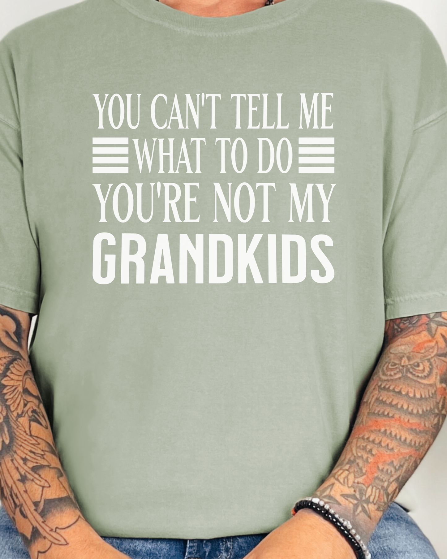 Funny Grandpa Shirt, You’re Not My Grandkids Shirt, Comfort Colors Grandpa Tee, Papa Shirt, Pops Gift, Father’s Day Shirt