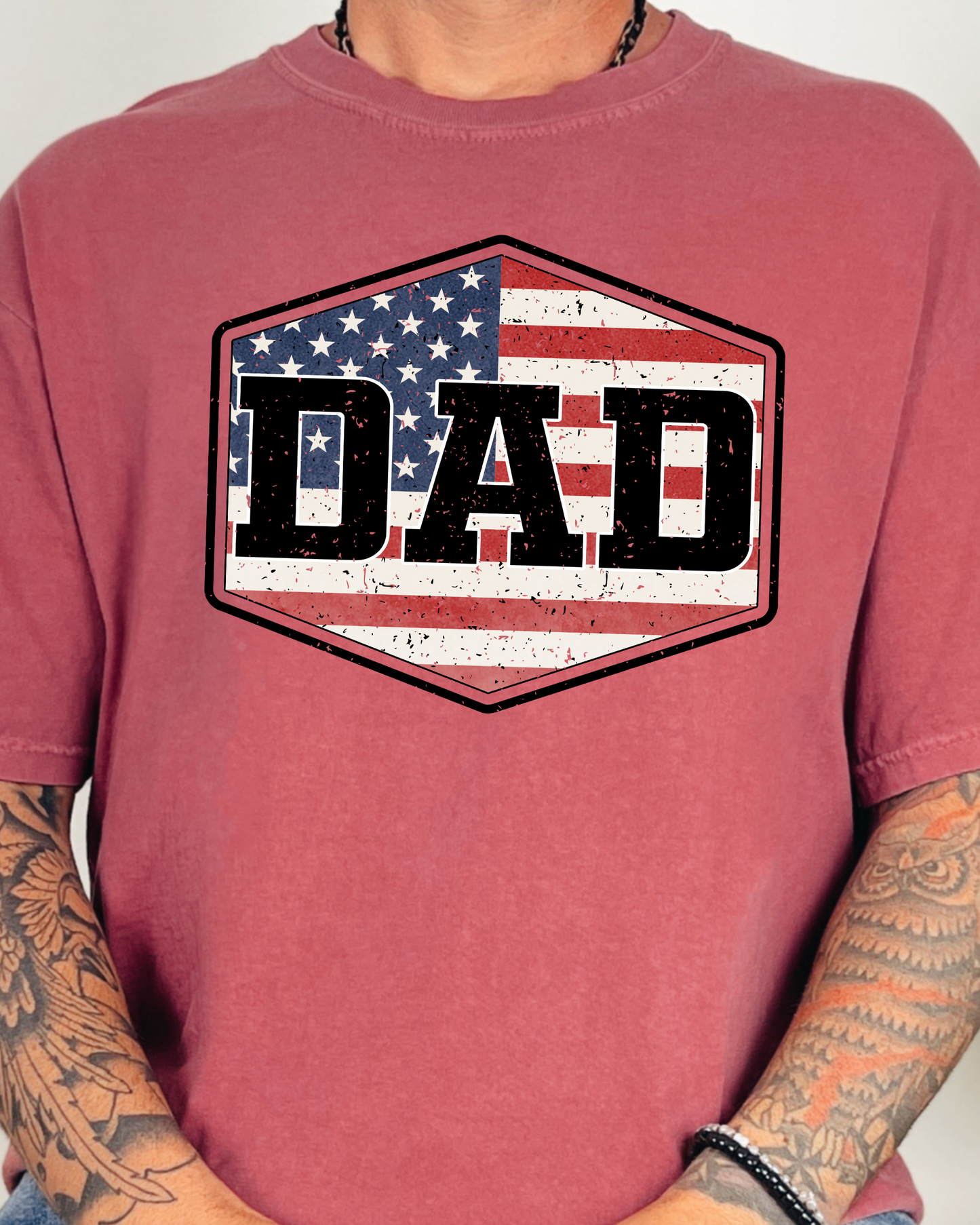 Patriotic Dad Shirt, Father’s Day Gift for Dad, American Flag Dad Tee, USA Dad Shirt, Gift for Grandpa, Birthday Gift for Dad