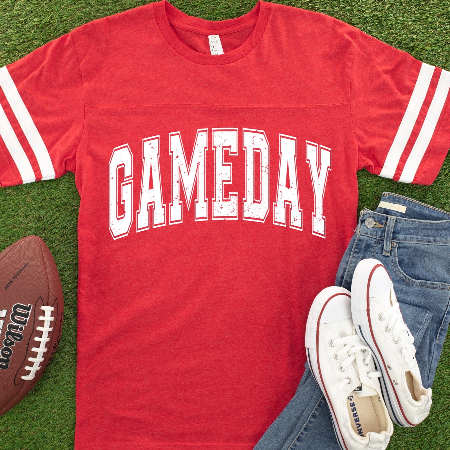 Game Day Striped Tshirts