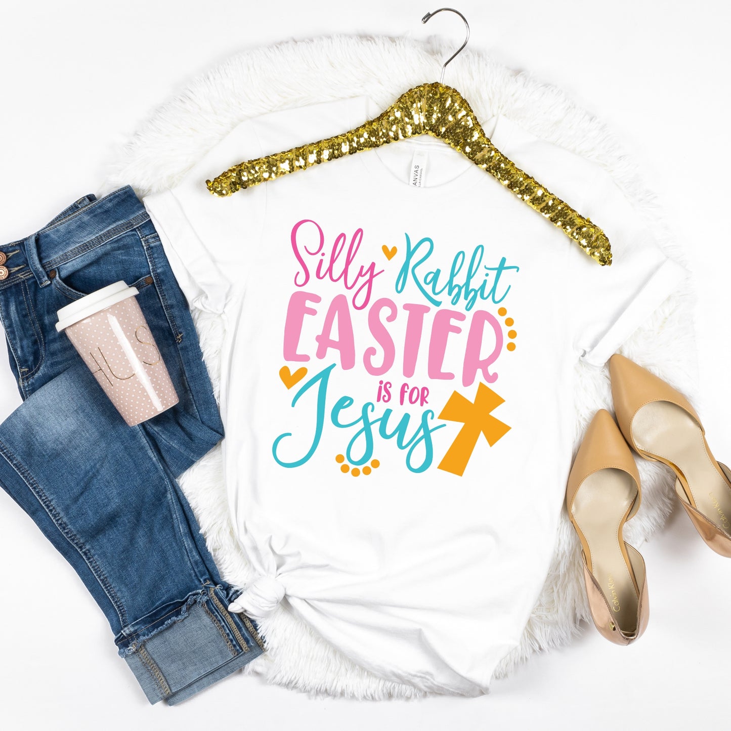 Silly Rabbit Easter is For Jesus Tshirt