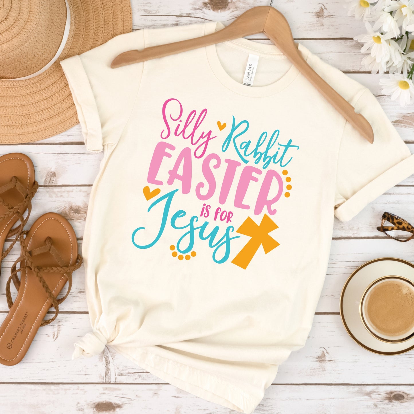 Silly Rabbit Easter is For Jesus Tshirt