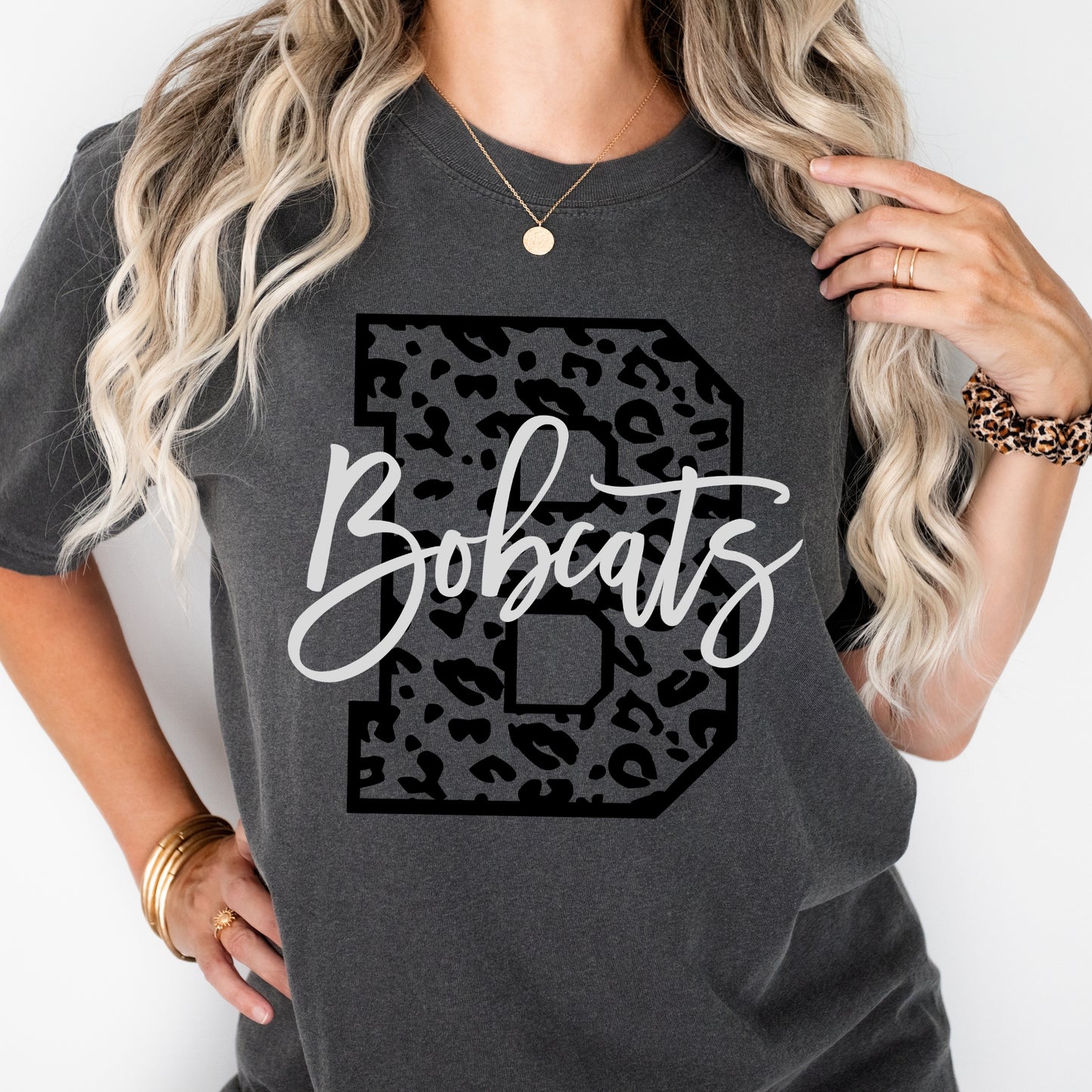Leopard B Bobcats Tshirt