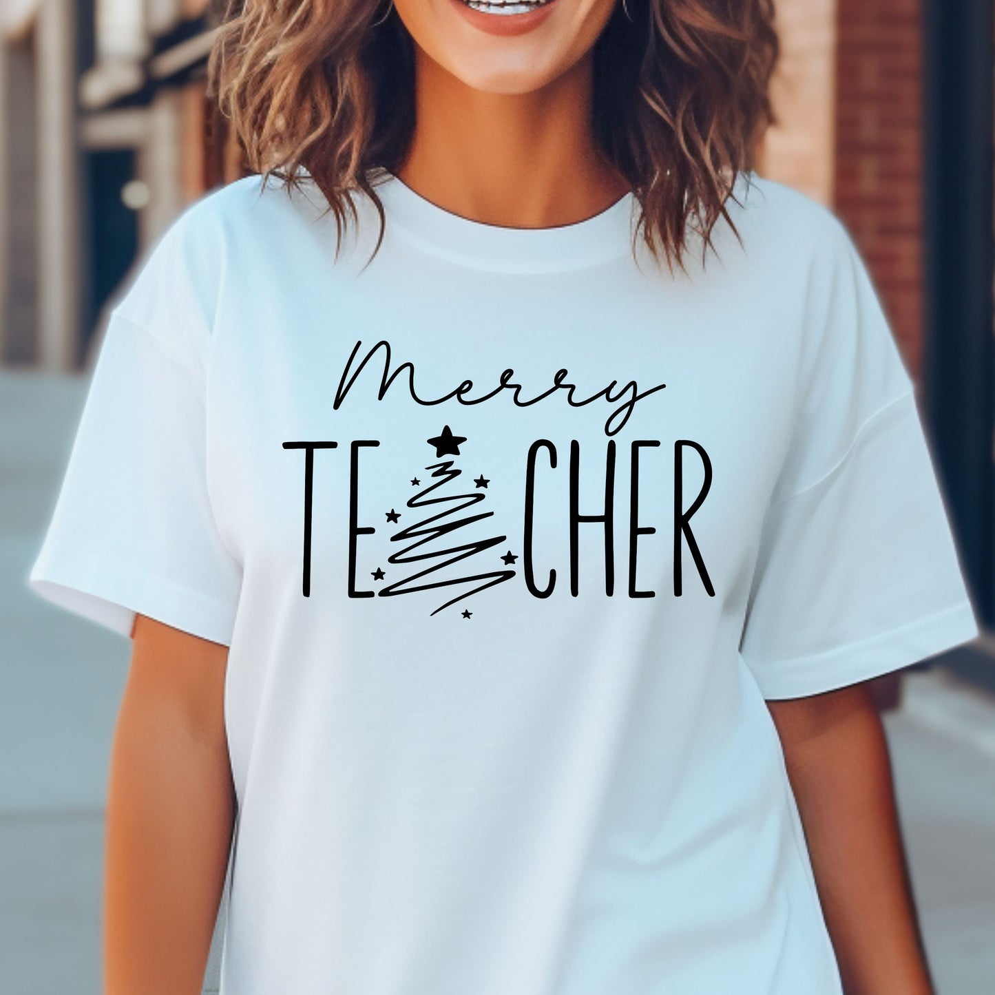 Merry Teacher Tshirt