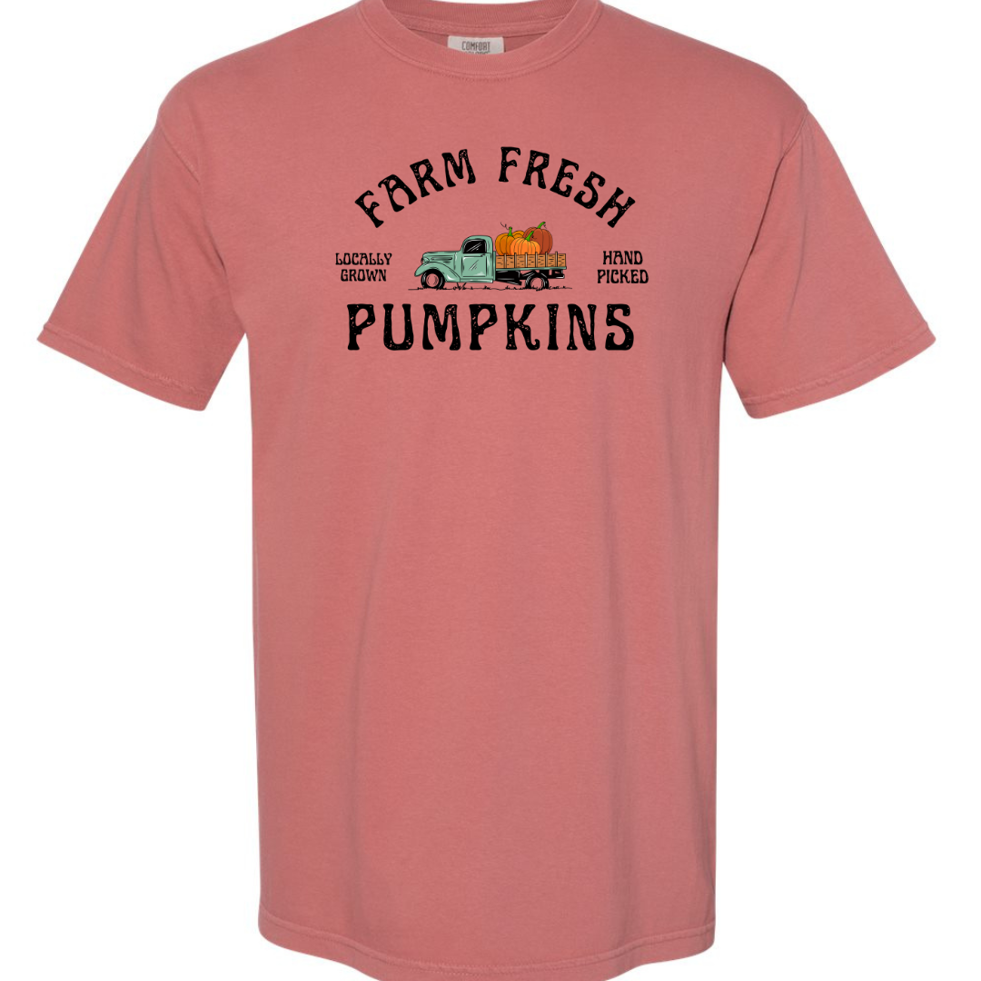 Farm Fresh Pumpkins Truck Fall Tshirt