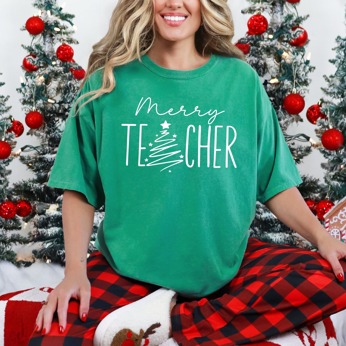 Merry Teacher Tshirt