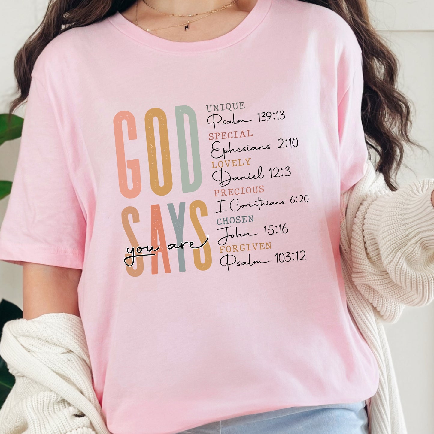 God Says I'm Religious Bible Verse T-shirt