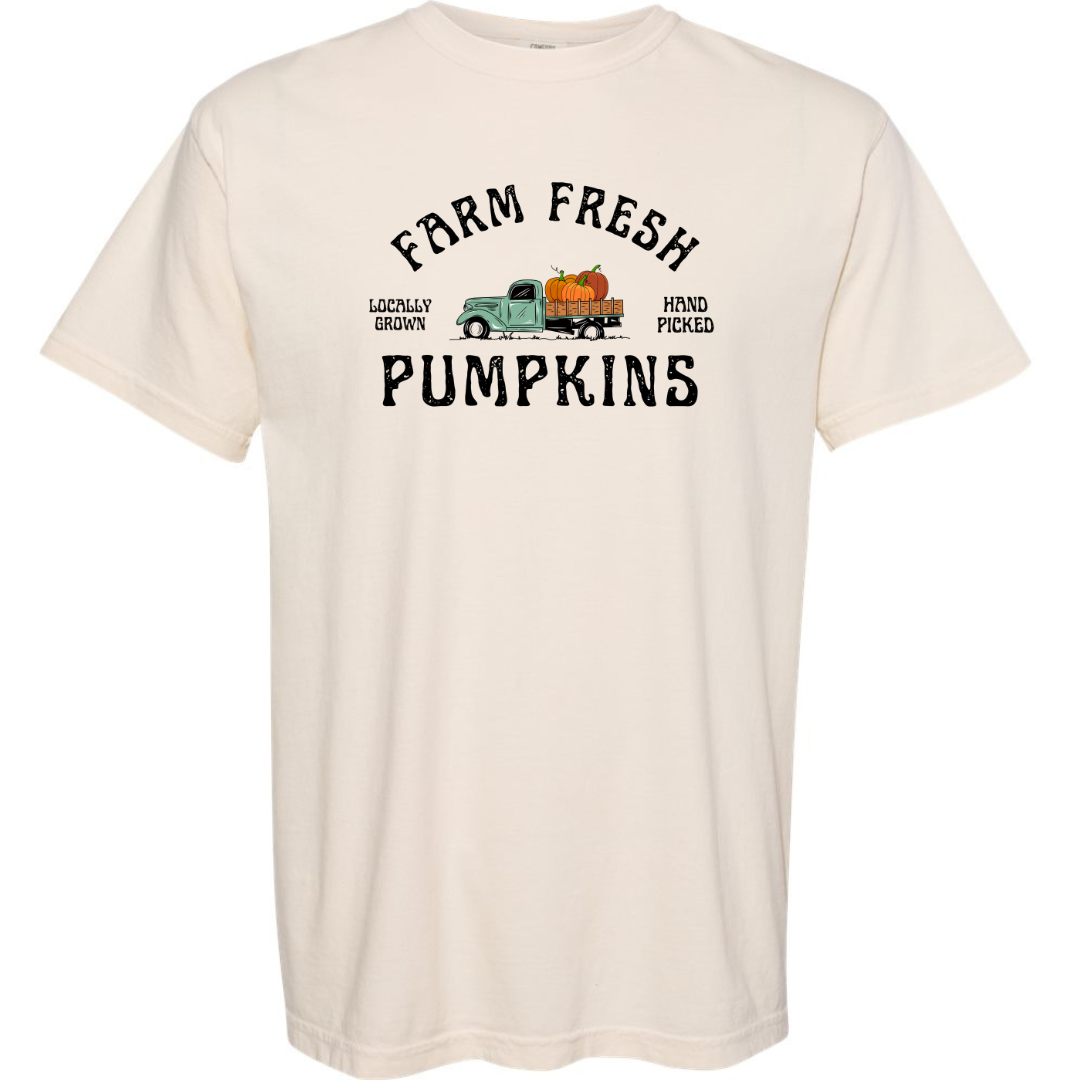 Farm Fresh Pumpkins Truck Fall Tshirt