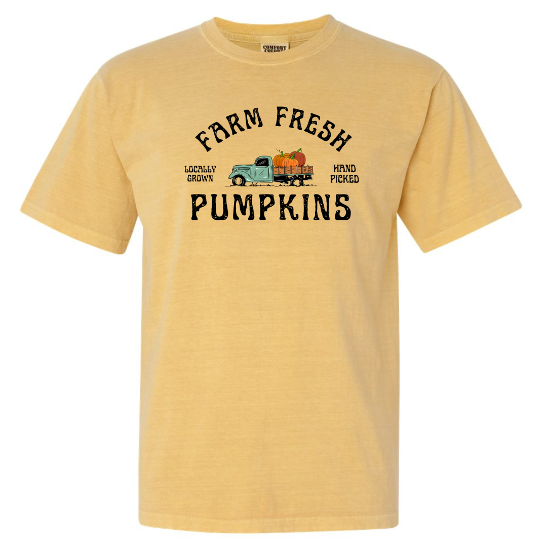 Farm Fresh Pumpkins Truck Fall Tshirt