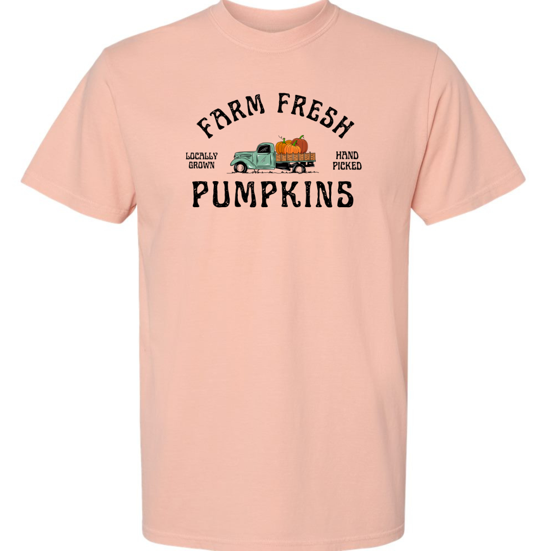 Farm Fresh Pumpkins Truck Fall Tshirt