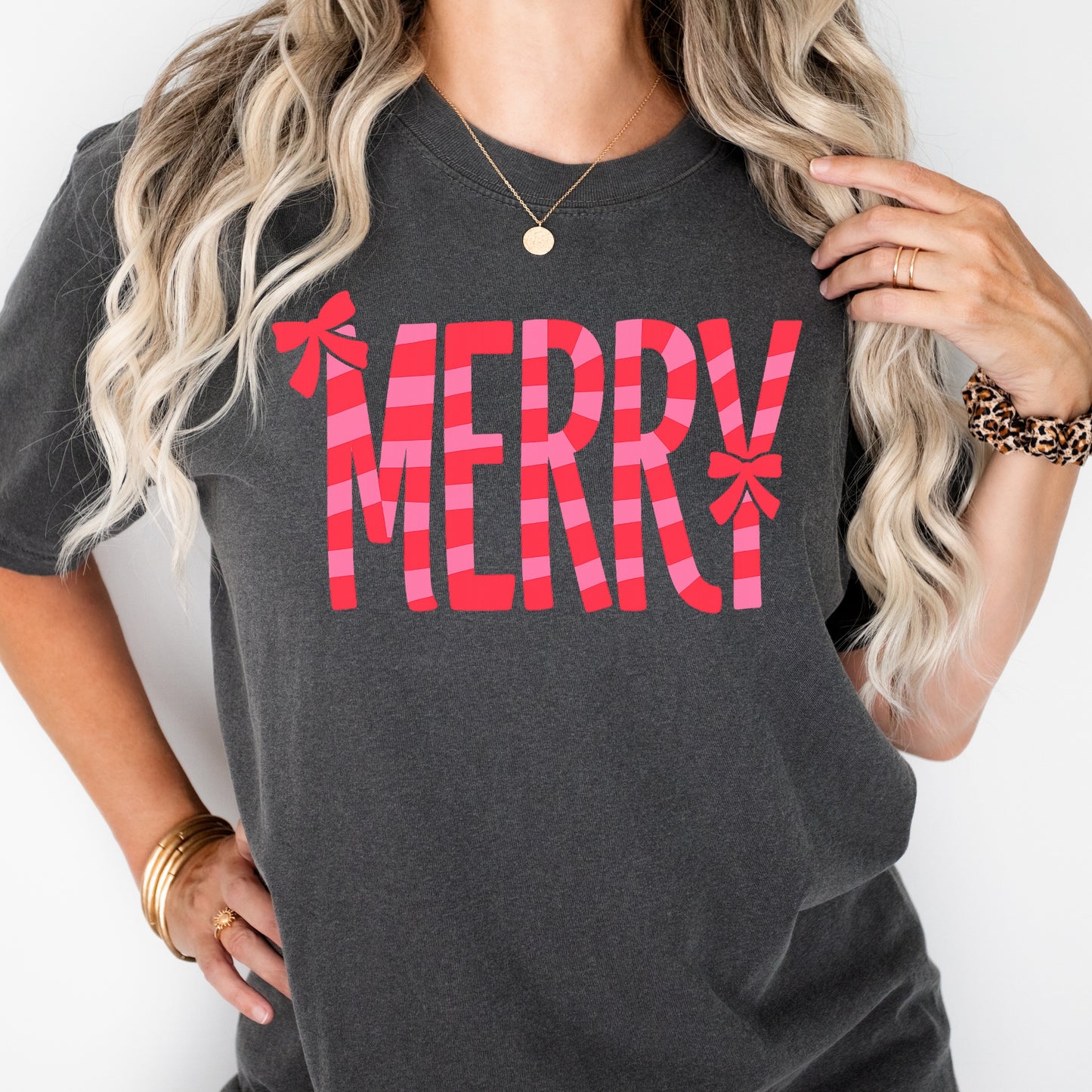 Merry Striped Coquette tshirt